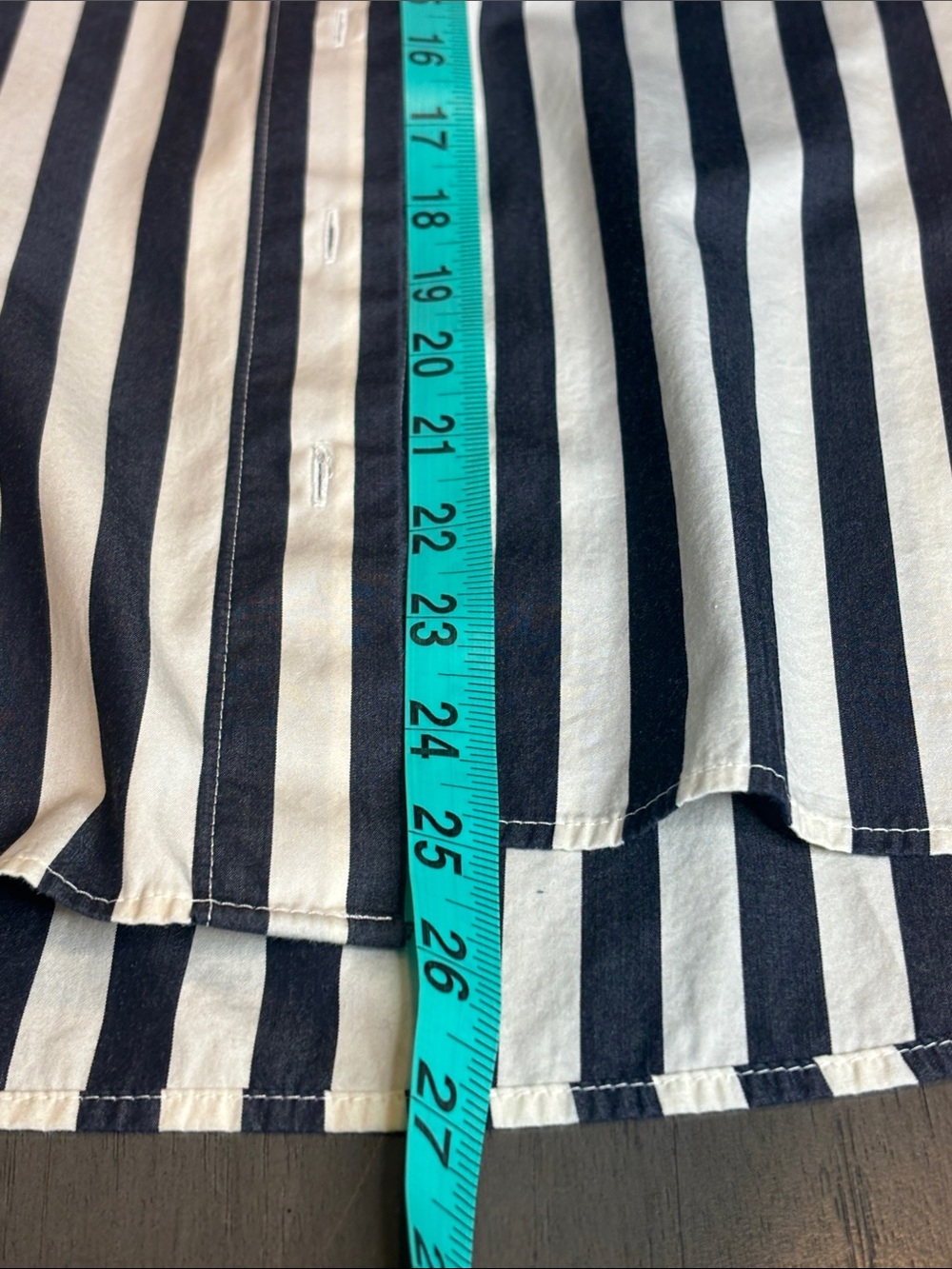 🖤 Banana Republic Oversized Striped Button Up Shirt Women’s Small Cotton 🖤 - Picture 8 of 8